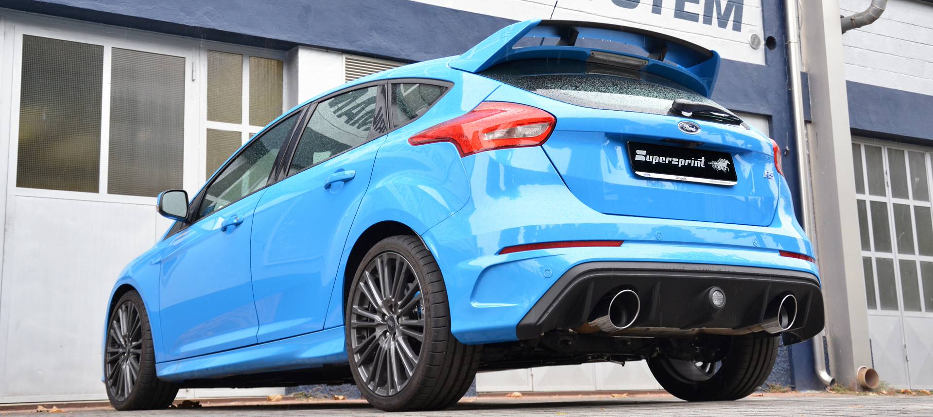 FORD FOCUS RS 2.3i Turbo 4x4 (350 PS) - Supersprint komplett-Auspuffanlage mit Klappe